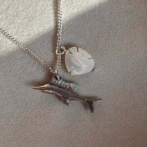 Sterling Silver Swordfish Pendant Necklace
